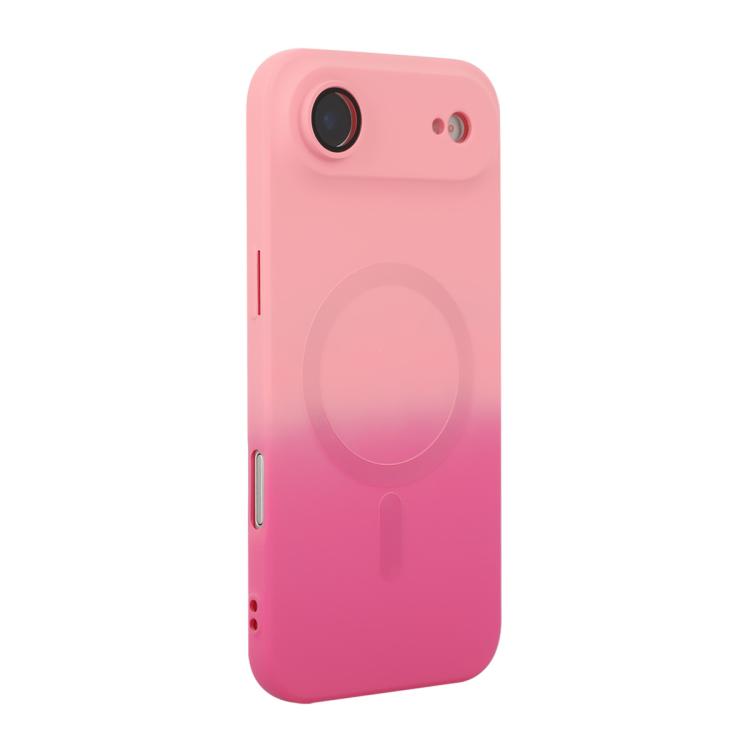 ENKAY Hat-Prince MagSafe Rainbow Gradient Silicone Phone Case with Lens Film