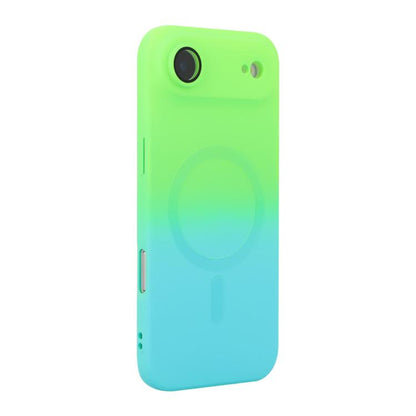 ENKAY Hat-Prince MagSafe Rainbow Gradient Silicone Phone Case with Lens Film