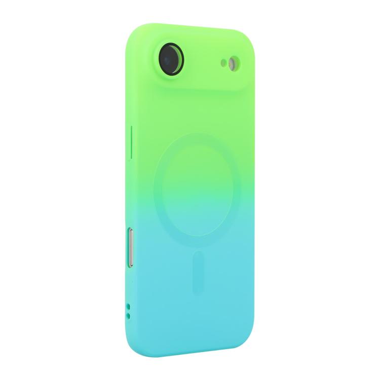 ENKAY Hat-Prince MagSafe Rainbow Gradient Silicone Phone Case with Lens Film