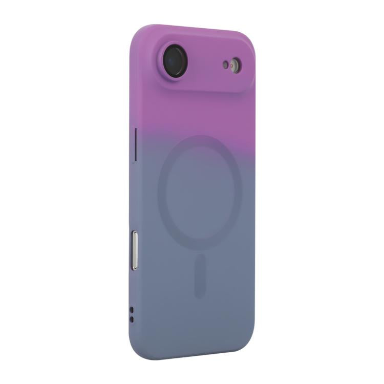 ENKAY Hat-Prince MagSafe Rainbow Gradient Silicone Phone Case with Lens Film