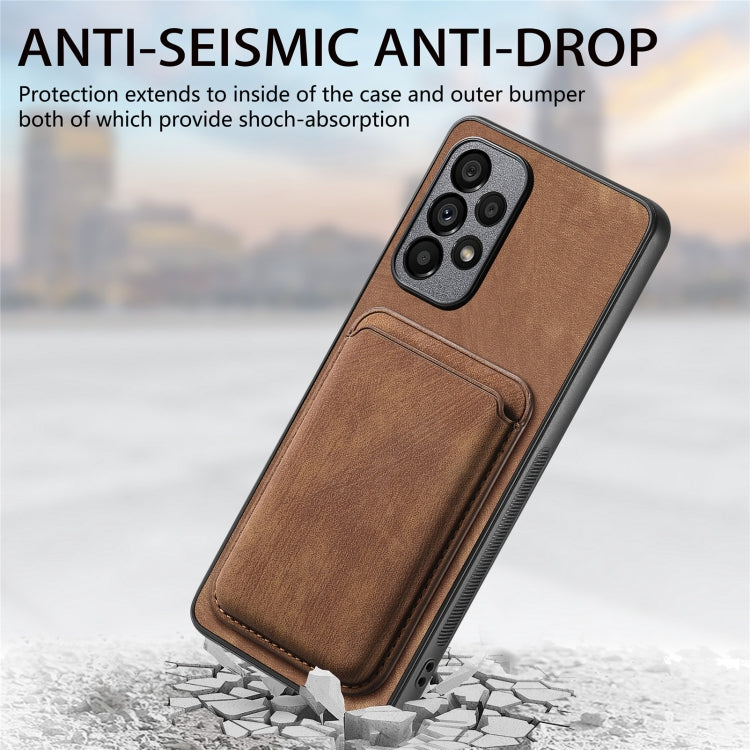 Retro Leather Card Bag Magnetic Phone Case