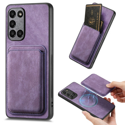 Retro Leather Card Bag Magnetic Phone Case
