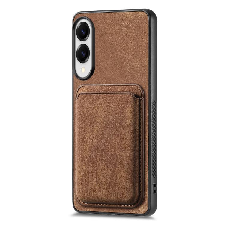 Retro Leather Card Bag Magnetic Phone Case