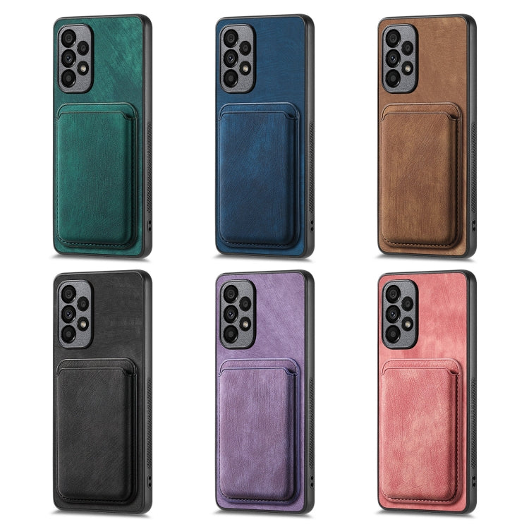 Retro Leather Card Bag Magnetic Phone Case