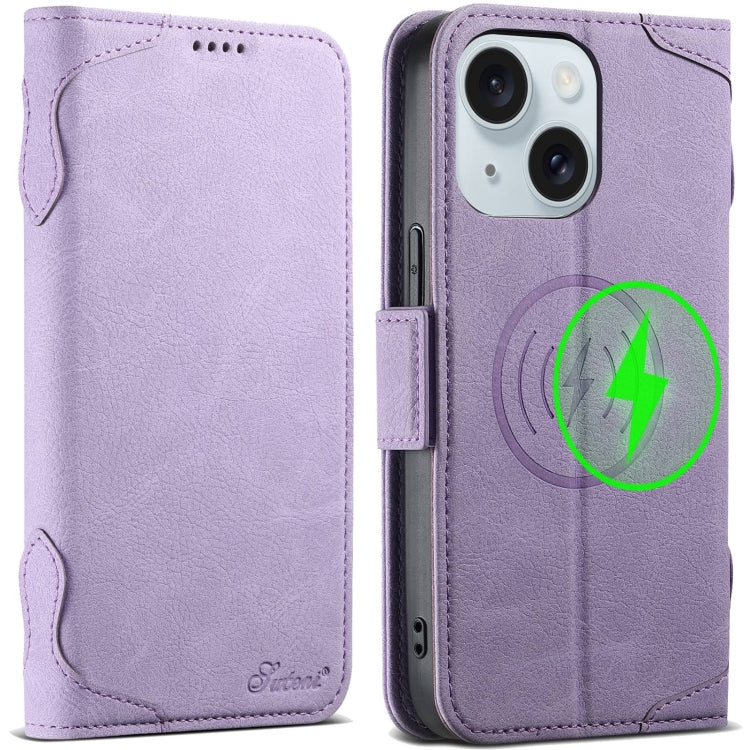 SUTENI J07 Multifunctional Horizontal Flip Magsafe Leather Phone Case, For iPhone 16 Pro Max�����...