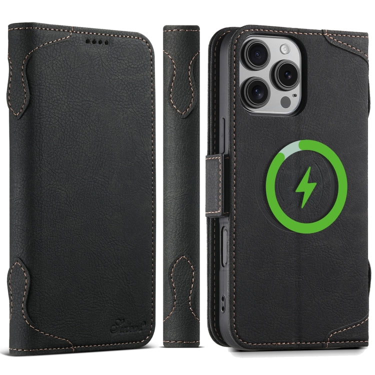 SUTENI J07 Multifunctional Horizontal Flip Magsafe Leather Phone Case, For iPhone 16 Pro Max�����...