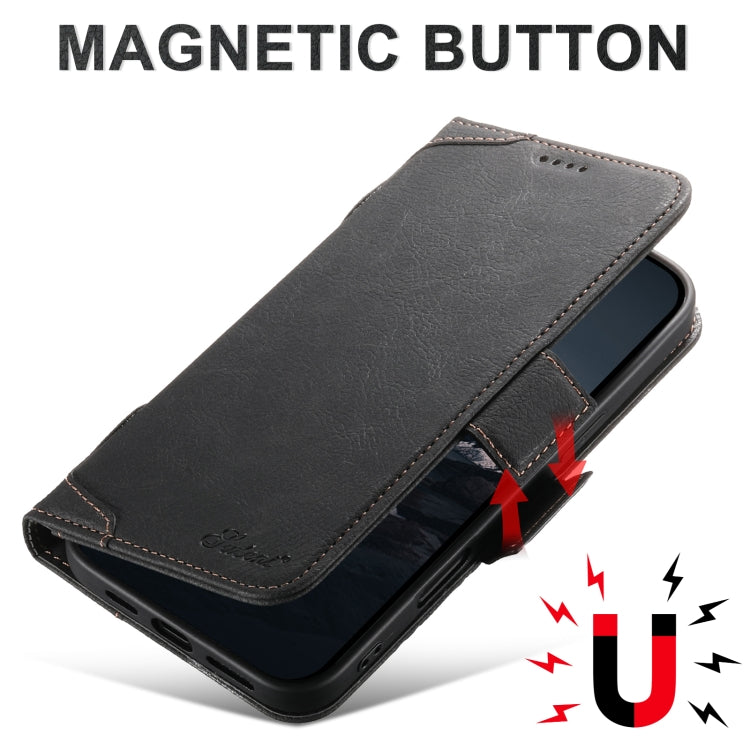 SUTENI J07 Multifunctional Horizontal Flip Magsafe Leather Phone Case, For iPhone 16 Pro Max�����...