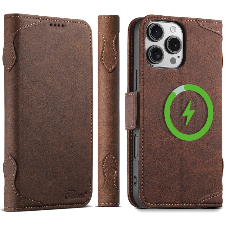 SUTENI J07 Multifunctional Horizontal Flip Magsafe Leather Phone Case, For iPhone 16 Pro Max�����...