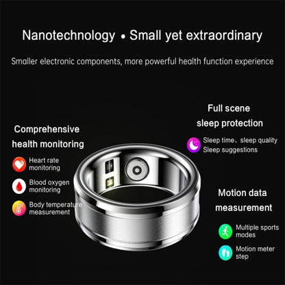 R3 SIZE 20 Smart Ring, Support Heart Rate / Blood Oxygen / Sleep Monitoring, SIZE 20