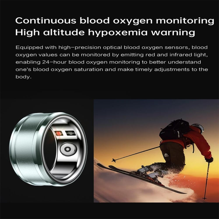 R3 SIZE 20 Smart Ring, Support Heart Rate / Blood Oxygen / Sleep Monitoring, SIZE 20