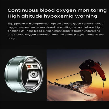 R3 SIZE 20 Smart Ring, Support Heart Rate / Blood Oxygen / Sleep Monitoring, SIZE 20