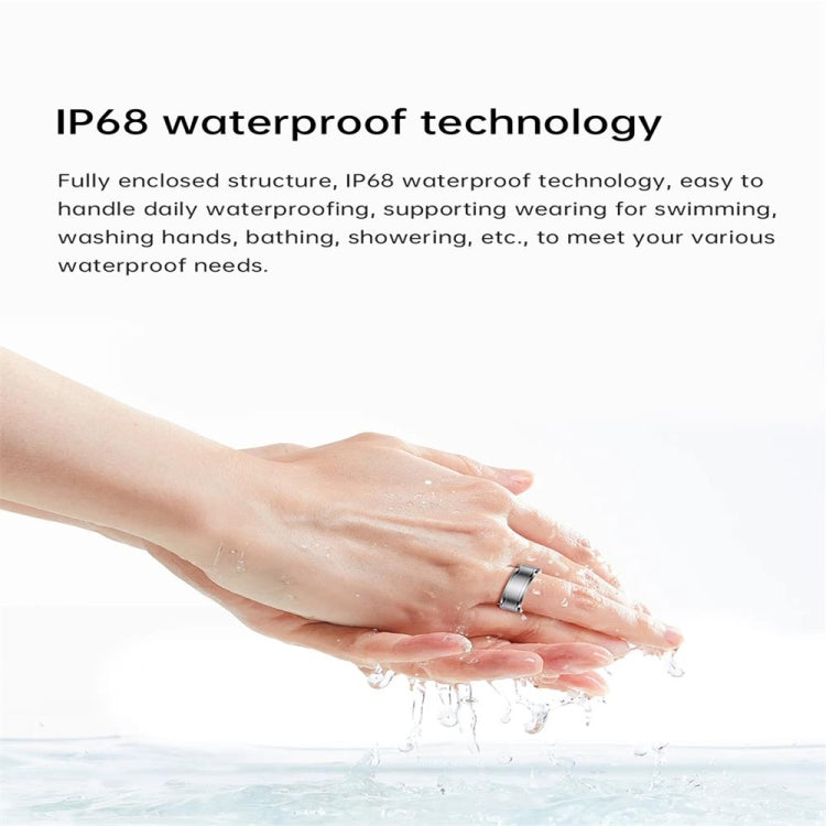R3 SIZE 20 Smart Ring, Support Heart Rate / Blood Oxygen / Sleep Monitoring, SIZE 20
