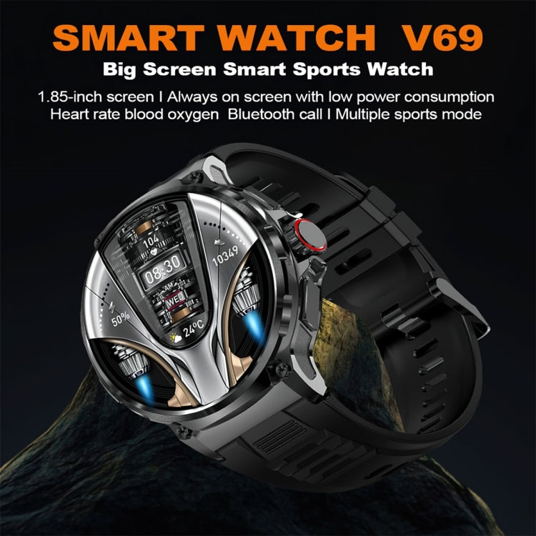 V69 1.85 inch Color Screen Smart Watch