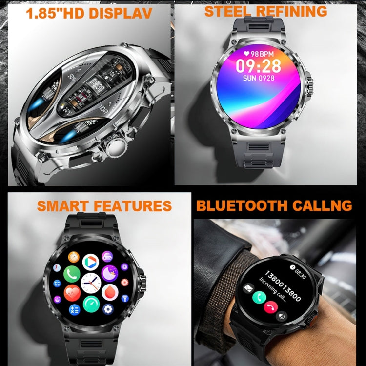 V69 1.85 inch Color Screen Smart Watch