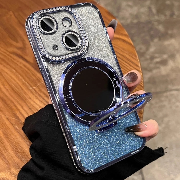 Rhinestone Mirror Glitter MagSafe TPU Phone Case, For iPhone 16 Pro Max, For iPhone 16 Pro�������...