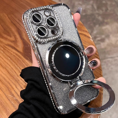 Rhinestone Mirror Glitter MagSafe TPU Phone Case, For iPhone 12 Pro Max, For iPhone 12 Pro�������...