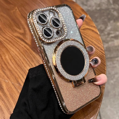 Rhinestone Mirror Glitter MagSafe TPU Phone Case, For iPhone 12 Pro Max, For iPhone 12 Pro�������...