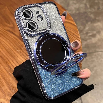 Rhinestone Mirror Glitter MagSafe TPU Phone Case, For iPhone 12 Pro Max, For iPhone 12 Pro�������...