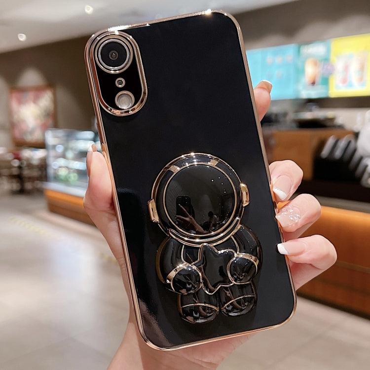 Embrace Stars Electroplating Astronaut Holder Phone Case, For  iPhone 13 mini, For iPhone 12�����...