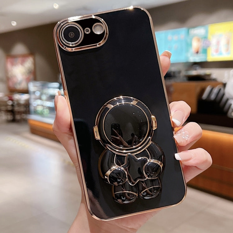Embrace Stars Electroplating Astronaut Holder Phone Case, For iPhone 16 Pro Max, For iPhone 16 Pr...