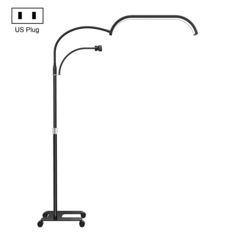 HD-G63X Floor Standing Remote Dimming LED Moon Lamp Manicure Eyelash Beauty Lamp, US Plug, UK Plu...