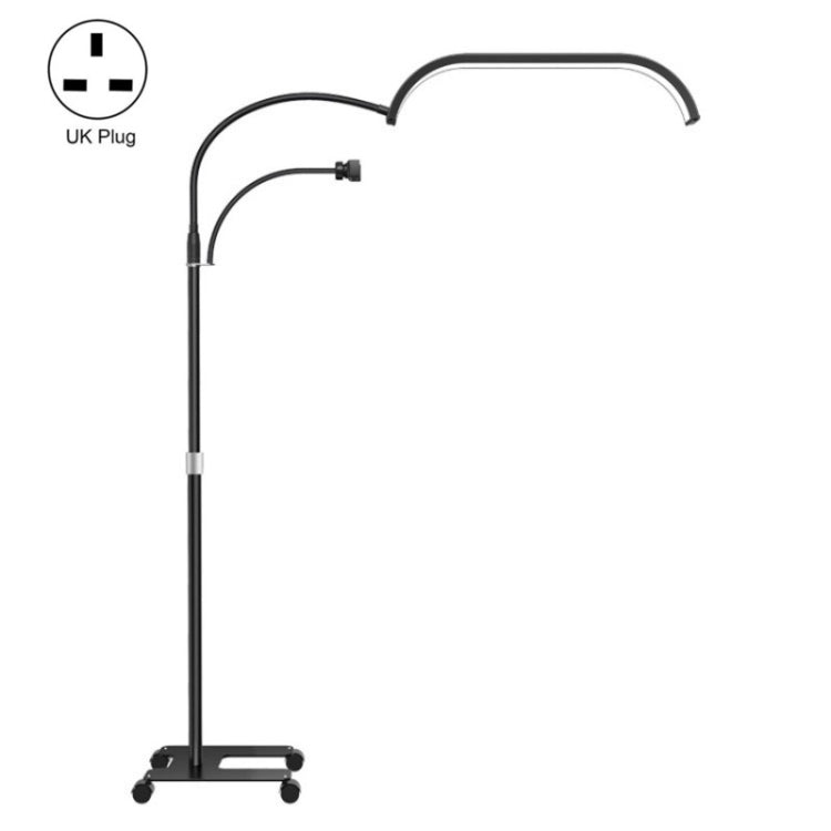 HD-G63X Floor Standing Remote Dimming LED Moon Lamp Manicure Eyelash Beauty Lamp, US Plug, UK Plu...