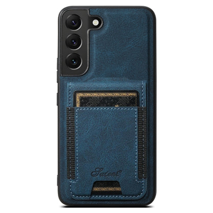 Suteni H17 Litchi Texture Leather MagSafe Detachable Wallet Phone Case, For Samsung Galaxy S25 5G...