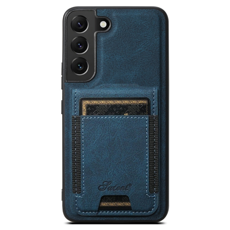 Suteni H17 Litchi Texture Leather MagSafe Detachable Wallet Phone Case, For Samsung Galaxy S25 5G...