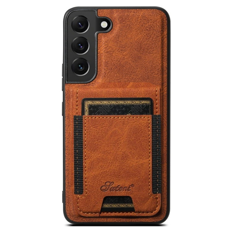 Suteni H17 Litchi Texture Leather MagSafe Detachable Wallet Phone Case, For Samsung Galaxy S25 5G...