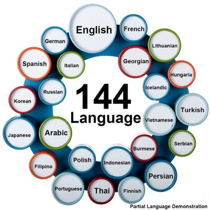 M10 Wireless Bluetooth Smart Voice Translator Headset Multiple Languages Translation Earphones