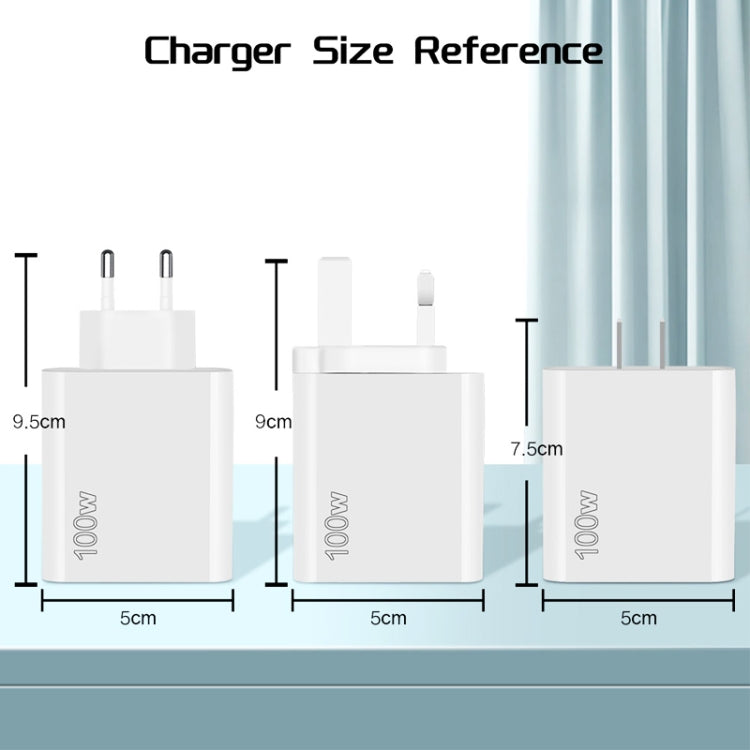 USB 67W / Type-C PD 33W Super fast Charging Full Protocol Mobile Phone Charger, EU Plug, EU Plug