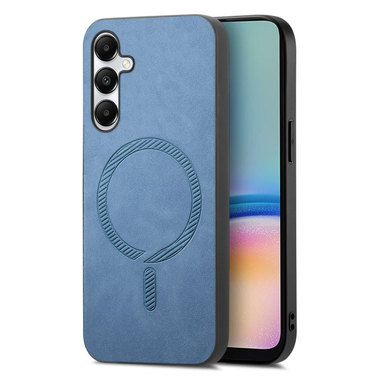 Solid Color Retro Magsafe PU Back Cover Phone Case