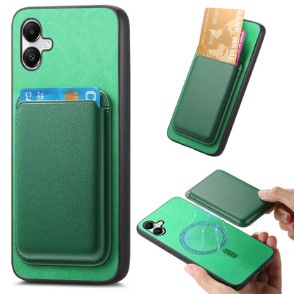 Retro Magsafe Card Bag PU Back Cover Phone Case