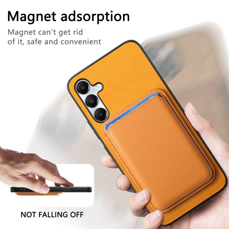 Retro Magsafe Card Bag PU Back Cover Phone Case