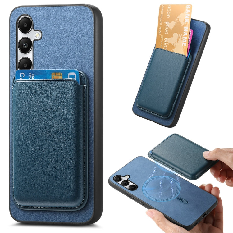 Retro Magsafe Card Bag PU Back Cover Phone Case