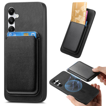 Retro Magsafe Card Bag PU Back Cover Phone Case