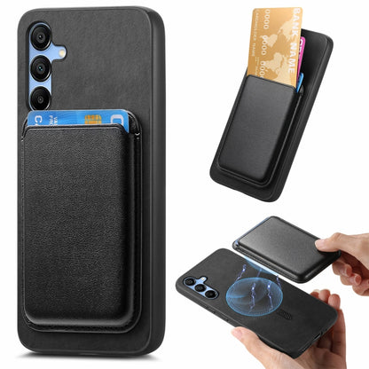 Retro Magsafe Card Bag PU Back Cover Phone Case