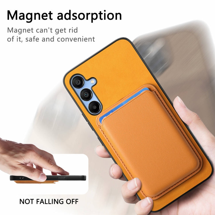 Retro Magsafe Card Bag PU Back Cover Phone Case