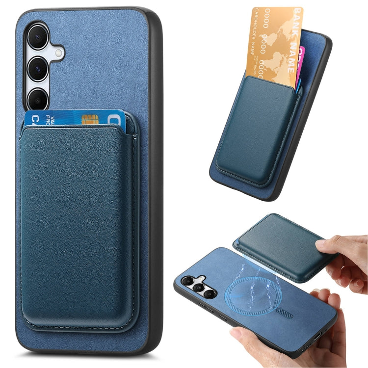Retro Magsafe Card Bag PU Back Cover Phone Case