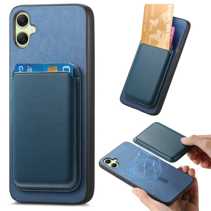 Retro Magsafe Card Bag PU Back Cover Phone Case