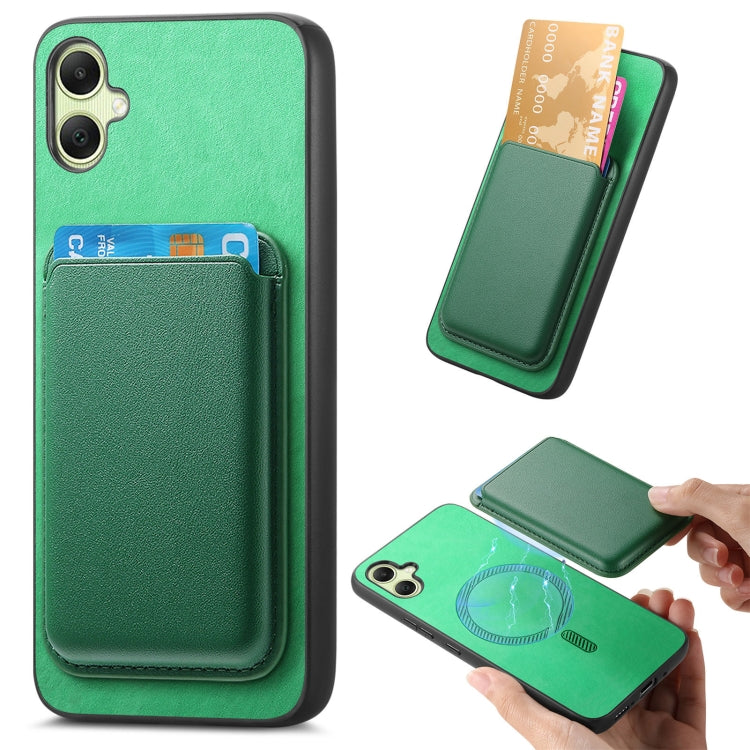 Retro Magsafe Card Bag PU Back Cover Phone Case