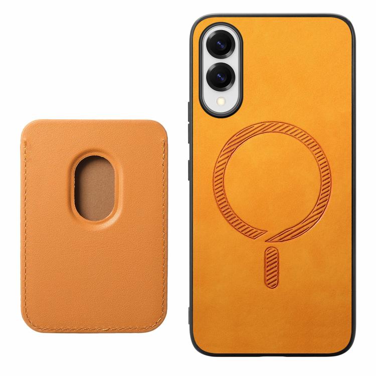 Retro Magsafe Card Bag PU Back Cover Phone Case