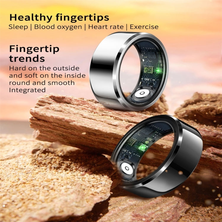 R6 SIZE 8 Smart Ring, Support Heart Rate / Blood Oxygen / Sleep Monitoring