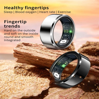 R6 SIZE 8 Smart Ring, Support Heart Rate / Blood Oxygen / Sleep Monitoring
