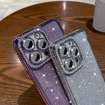 Diamond Glitter TPU Phone Case, For iPhone 16 Pro Max, For iPhone 16 Pro, For iPhone 16 Plus�����...
