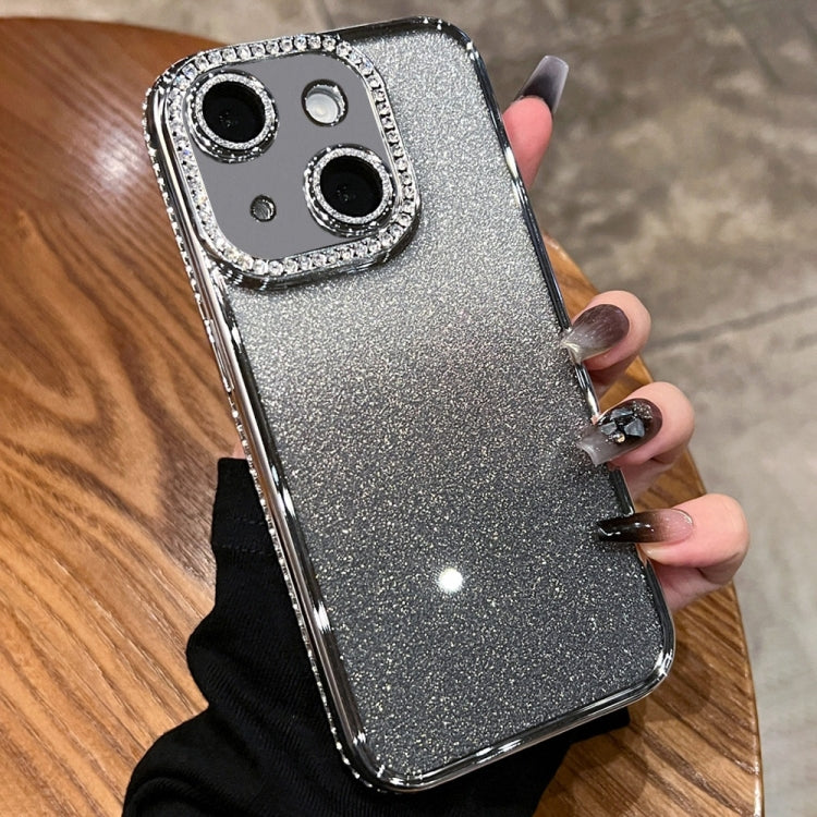 Diamond Gradient Glitter TPU Phone Case, For iPhone 16 Pro Max, For iPhone 16 Pro����������������...