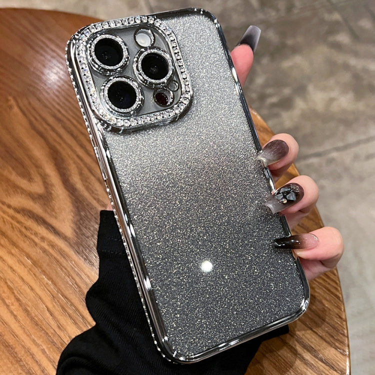 Diamond Gradient Glitter TPU Phone Case, For iPhone 16 Pro Max, For iPhone 16 Pro����������������...