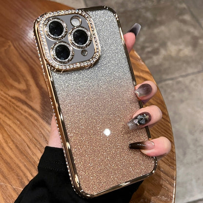 Diamond Gradient Glitter TPU Phone Case, For iPhone 12 Pro Max, For iPhone  12 Pro���������������...