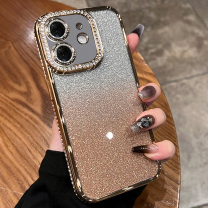 Diamond Gradient Glitter TPU Phone Case, For iPhone 12 Pro Max, For iPhone  12 Pro���������������...