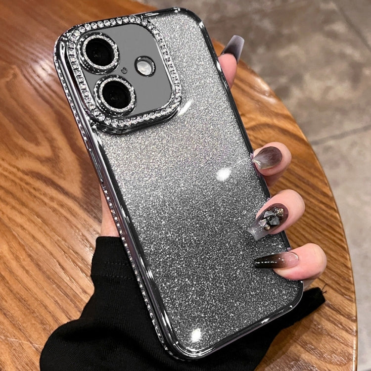 Diamond Gradient Glitter TPU Phone Case, For iPhone 16 Pro Max, For iPhone 16 Pro����������������...